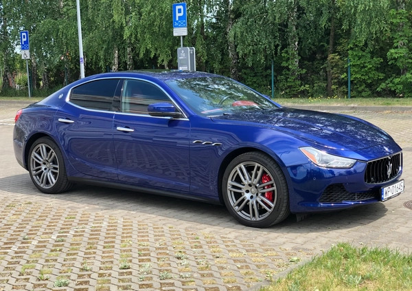 Maserati Ghibli cena 135000 przebieg: 33000, rok produkcji 2016 z Płock małe 232